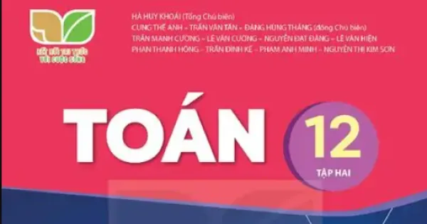 SBT Toán 12 - KNTT - Tập 2 (pdf)