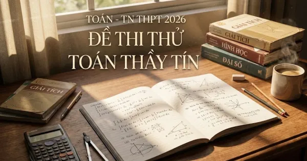 Đề Thi Tốt Nghiệp THPT 2026 Môn Toán Mã 0101 Có Giải Chi Tiết - File Word